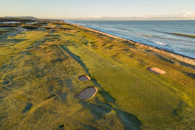Spey Bay Golf Course on the Moray coastline has come on the market for offers over £750,000. PIC: Contributed.