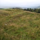 The spot where the abandoned settlement of Old Redhead, near Galashiels, once stood. PIC: Historic Environment Scotland.