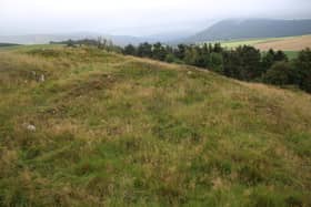 The spot where the abandoned settlement of Old Redhead, near Galashiels, once stood. PIC: Historic Environment Scotland.