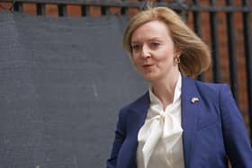 Foreign Secretary Liz Truss leaving 10 Downing Street, London, following a Cabinet meeting.