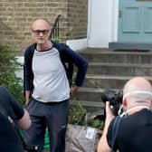 Dominic Cummings leaves his north London home the day after he a gave press conference over allegations he breached coronavirus lockdown restrictions.