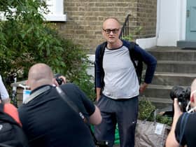 Dominic Cummings leaves his north London home the day after he a gave press conference over allegations he breached coronavirus lockdown restrictions.