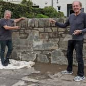 Former Bay City Rollers David Paton and Nobby Clark hard at work