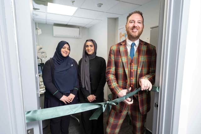 Specsavers at Glasgow Forge has unveiled a new testing facility following a £25K expansion - image Chris James