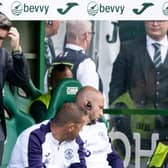 Hibernian manager Lee Johnson saw his side lose to a late goal against St Mirren after pulling two goals back (Photo by Paul Devlin / SNS Group)