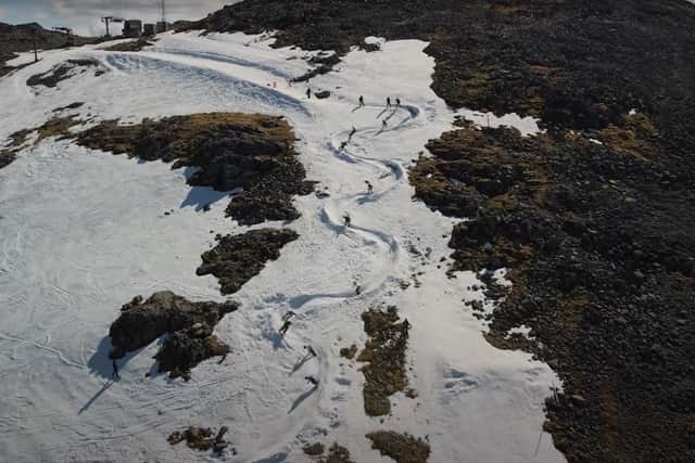 The Bangers & Slash course from the air