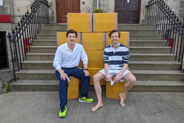 From left: Cogan Wade and Frederik Filz von Reiterdank. Picture: contributed.