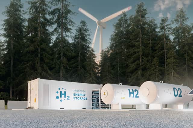 A concept design of hydrogen energy storage from renewable sources. Picture: Innovate UK