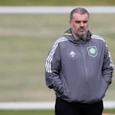 Ange Postecoglou has revealed he is in regular contact with Celtic owner Dermot Desmond.  (Photo by Craig Williamson / SNS Group)