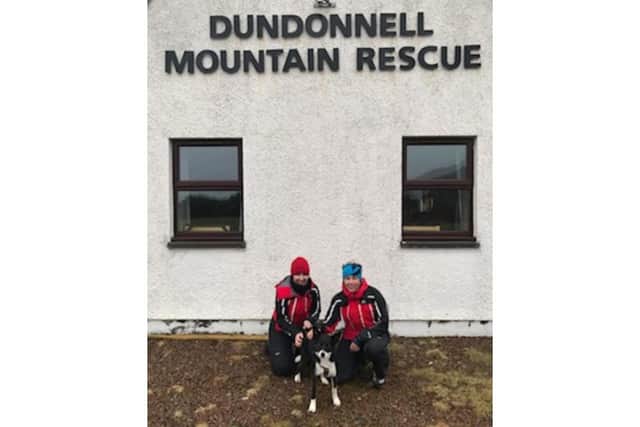 Nell was found by Alison and Rachel (Photo: Dundonnell Mountain Rescue)