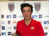Murrayfield member Andrew Ni, pictured after a Faldo Series win at Bruntsfield Links, has returned from his college in Colorado to play in this week's R&A Men's Home Internationals in Surrey. Picture: Faldo Series