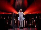 Sam Smith performs at Wells Fargo Center in Philadelphia in December (Picture: Michael Loccisano/Getty Images)