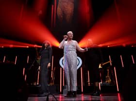Sam Smith performs at Wells Fargo Center in Philadelphia in December (Picture: Michael Loccisano/Getty Images)