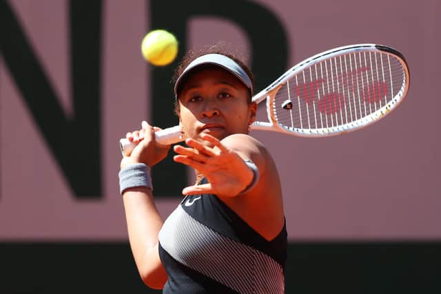 Naomi Osaka at the French Open before her shock decision to withdraw from the tournament complaining of media negativity.