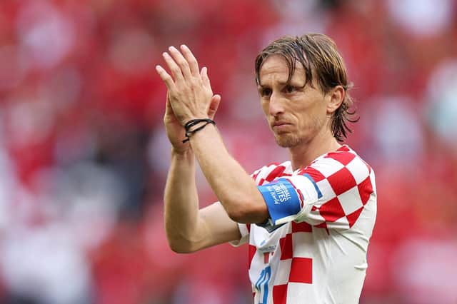 Luka Modric of Croatia can be an inspiration to young Scottish footballers as well as Croatian ones (Picture: Francois Nel/Getty Images)