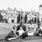 The Queen and the Duke of Edinburgh with Princess Anne, Prince Charles and baby Prince Andrew, September 1960. Picture: Press Association