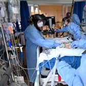 NHS staff who put their lives at risk to save others should be allowed to live in this country (Picture: Neil Hall/pool/AFP via Getty Images)