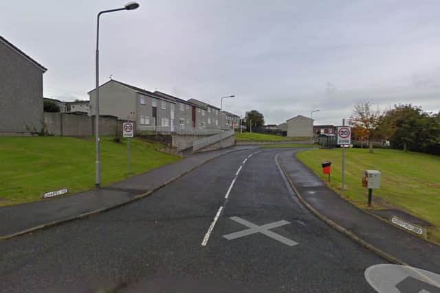The 19-year-old was hospitalised with stab wounds following the attack in Chapel Road in Kirkcaldy. Pic: Google