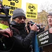 Jeremy Clarkson was one of many farmers to protest over the changes to inheritance tax 