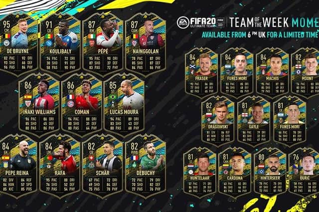 This weeks team was first released in Gameweek 31 of Fifa 19 (EA Sports)