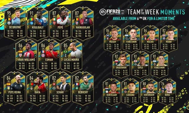 This weeks team was first released in Gameweek 31 of Fifa 19 (EA Sports)