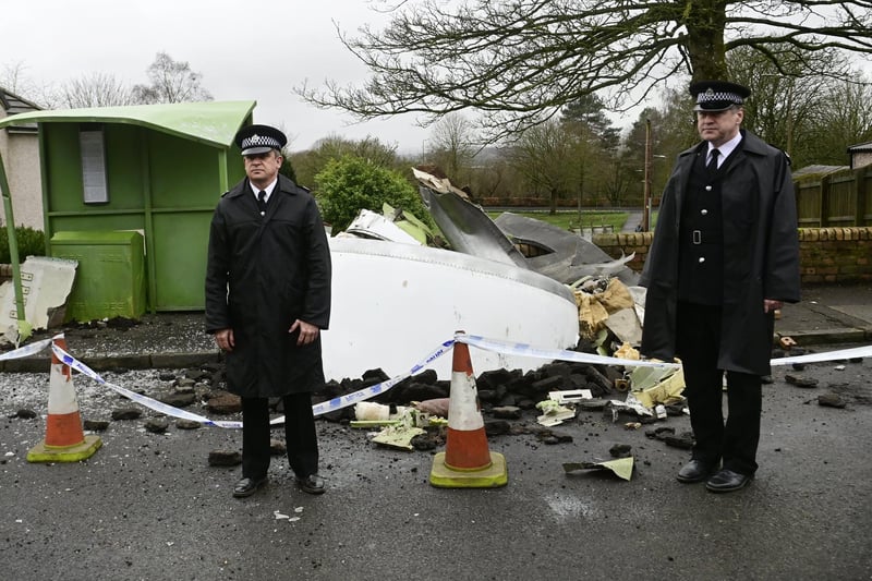 Filming is taking place in Bathgate. Picture: John Devlin