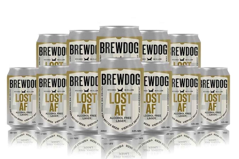 Another Brewdog favourite with the alcohol removed, Lost AF is a sobriety-saving version of the brewer's Lost Lager. The 0.5 per cent drink is described as being "crisp and refreshing".