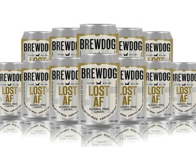 Another Brewdog favourite with the alcohol removed, Lost AF is a sobriety-saving version of the brewer's Lost Lager. The 0.5 per cent drink is described as being "crisp and refreshing".