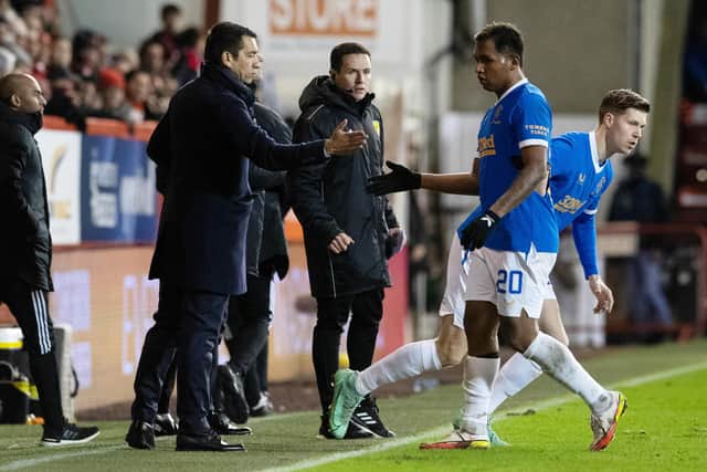 Rangers will be without Alfredo Morelos for the Celtic clash. (Photo by Ross Parker / SNS Group)