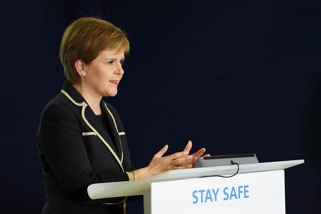 Nicola Sturgeon has suggested the Scottish government's response to Covid-19 may change in the coming months.