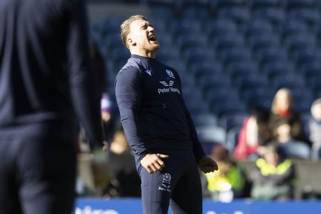 Hogg will win his 100th cap for Scotland against Ireland on Sunday.