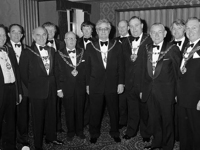 Mansfield Builders Dinner in 1980