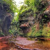 This gorgeous waterfall and stream flows between stunning rock formations and is easily accessible via by a gorgeous stone staircase. This formation is said to be "almost Tolkeinesque" such is its natural beauty.