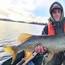 Andrew Weir with a 16lb pike. He won the Pike Anglers Alliance for Scotland (PAAS) title in the final of the Daiwa Prorex Lure League