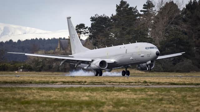 AP-8A Poseidon plane. A military contract worth £233.5 million to maintain Poseidon submarine hunting aircraft has been announced by the Ministry of Defence