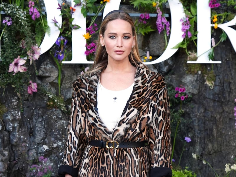 Jennifer Lawrence attends the Dior Cruise 2025 show at Drummond Castle, Perthshire. Picture date: Monday June 3, 2024. PA Photo. See PA story SHOWBIZ Dior. Photo credit should read: Andrew Milligan/PA Wire