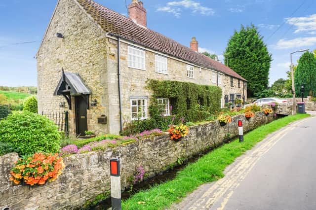 The character cottage in Brookhouse, near Laughton, is for sale with Purplebricks.