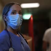 Joanne Froggatt as Dr Abbey Henderson in Breathtaking