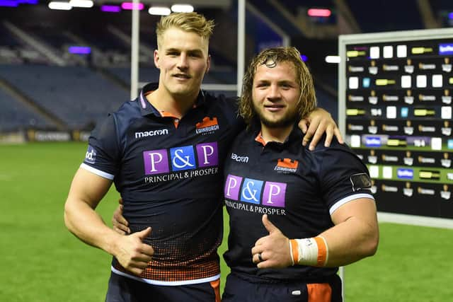 Pierre Schoeman has been inspired by Edinburgh team-mate Duhan van der Merwe's Lions call-up.