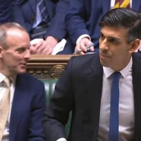 Rishi Sunak speaks during Prime Minister's Questions in the House of Commons. Picture: House of Commons/PA Wire