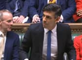 Rishi Sunak speaks during Prime Minister's Questions in the House of Commons. Picture: House of Commons/PA Wire