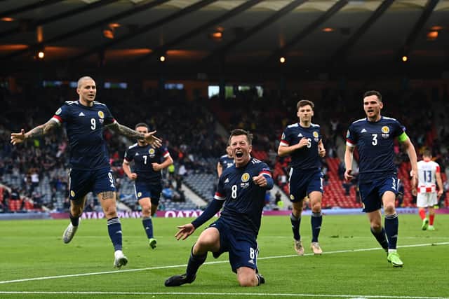 Scotland's lack of firepower was a major issue in the Euro 2020 finals with Callum McGregor scoring their solitary goal in three group games. (Photo by Paul Ellis - Pool/Getty Images)