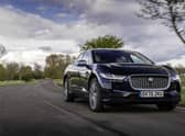 The Jaguar I-Pace Electric vehicle looks as good in the flesh as it did in an art exhibit. 