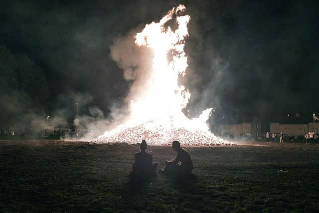 Firefighters were called to 2,300 deliberate fires in the four weeks leading up to Guy Fawkes night in 2019 - a fact the SFRS says puts pressure on the emergency services. (Photo by Charles McQuillan/Getty Images)