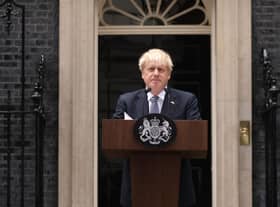 Boris Johnson announced his resignation last month (Picture: Dan Kitwood/Getty Images)