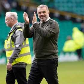 Celtic manager Ange Postecoglou was thrilled by the display of his team against Hibs.