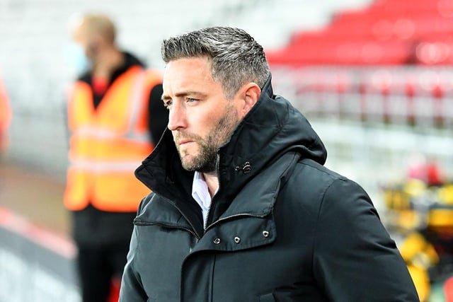 Lee Johnson may be in a bad run of form having lost three straight League One games but bookies still expect the Black Cats to be one of the favourites for promotion come the end of the season. Picture by FRANK REID
