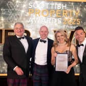 L-R  Alasdair Humphery, SPA Judge, Jeff Manson, Lynsay Bell Manson and Des Clarke, Host