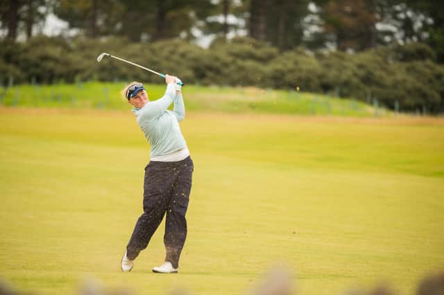 Kylie Henry in action during the third round of the Aberdeen Standard Investments Ladies Scottish Open at The Renaissance Club. Picture: Tristan Jones