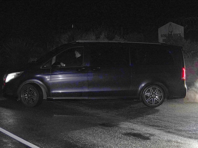 A car carrying Nazanin Zaghari-Ratcliffe and family leaves at RAF Brize Norton, Oxfordshire, after she was freed from detention by Iranian authorities, bringing to an end her six-year ordeal following her arrest in 2016 in Tehran on spying charges - allegations she has always denied.